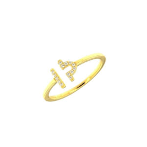 anello segno zodiacale bilancia gold
