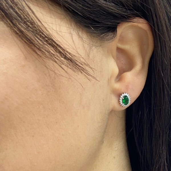 orecchini kate middleton verde smeraldo